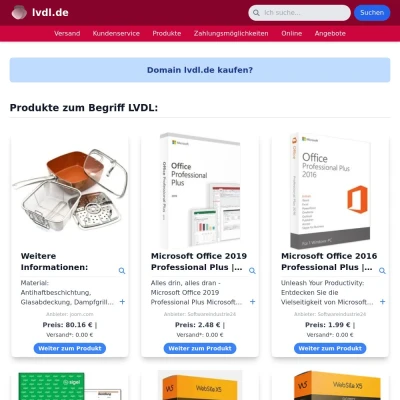 Screenshot lvdl.de