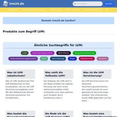 Screenshot lvm24.de