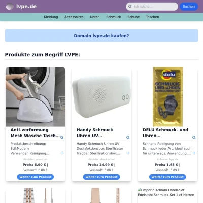 Screenshot lvpe.de