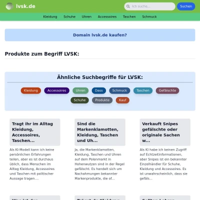 Screenshot lvsk.de