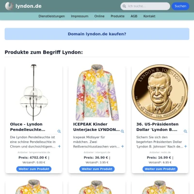 Screenshot lyndon.de