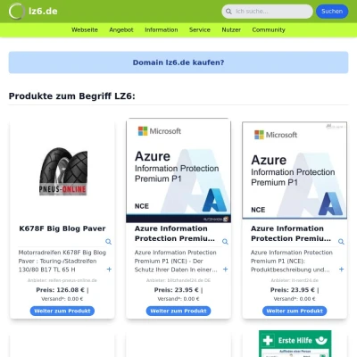 Screenshot lz6.de