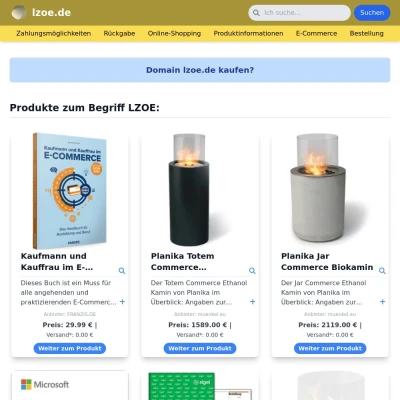 Screenshot lzoe.de