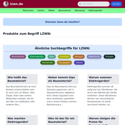 Screenshot lzwn.de