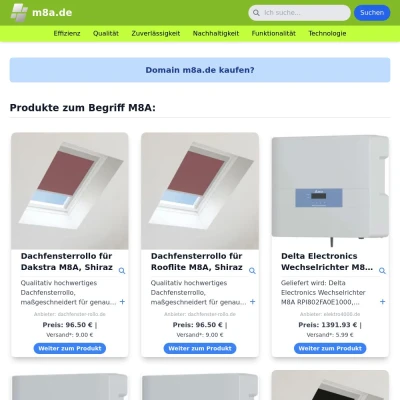 Screenshot m8a.de