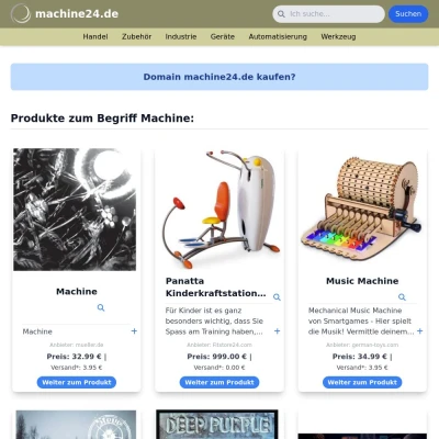 Screenshot machine24.de