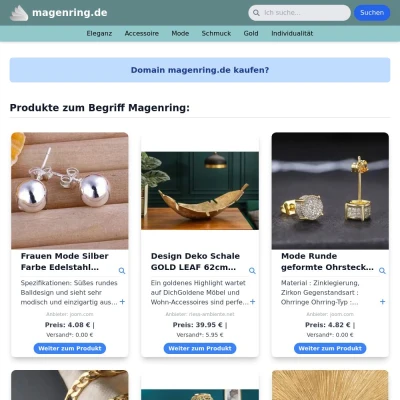 Screenshot magenring.de