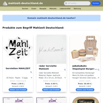 Screenshot mahlzeit-deutschland.de