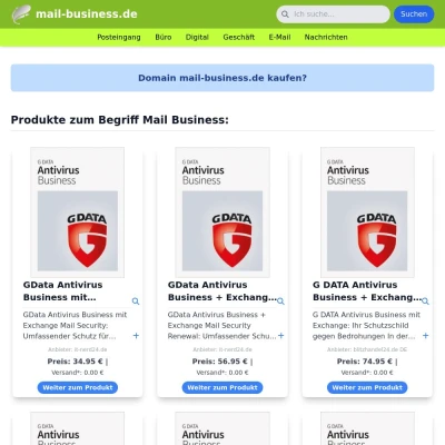 Screenshot mail-business.de