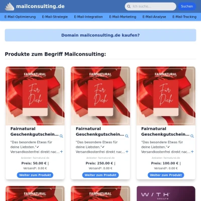 Screenshot mailconsulting.de