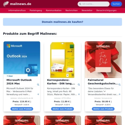 Screenshot mailnews.de