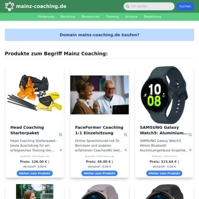 Screenshot mainz-coaching.de