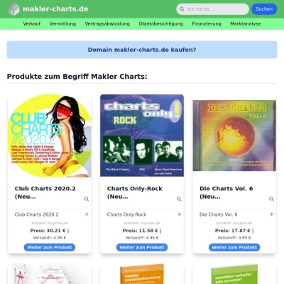 Screenshot makler-charts.de