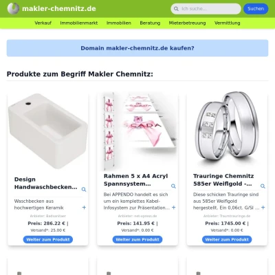 Screenshot makler-chemnitz.de