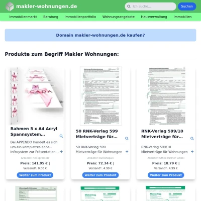 Screenshot makler-wohnungen.de