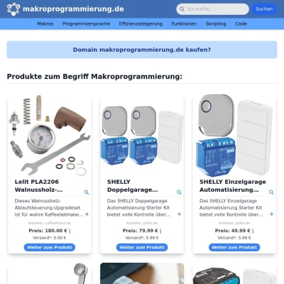 Screenshot makroprogrammierung.de