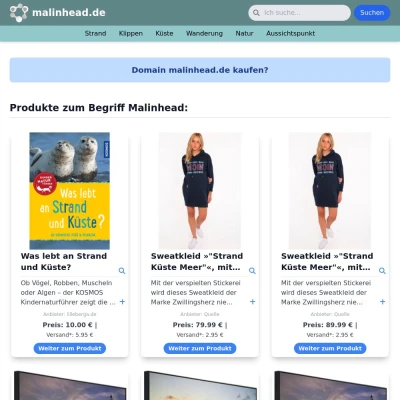 Screenshot malinhead.de