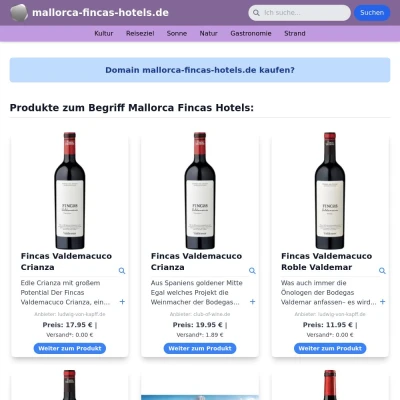 Screenshot mallorca-fincas-hotels.de