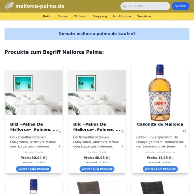 Screenshot mallorca-palma.de