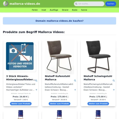 Screenshot mallorca-videos.de