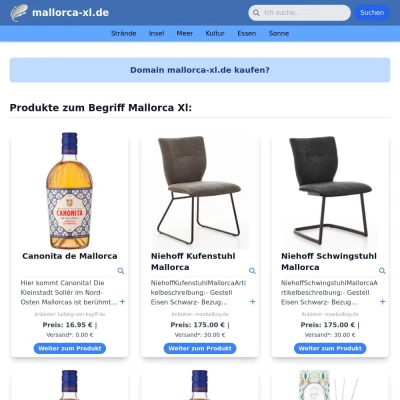 Screenshot mallorca-xl.de