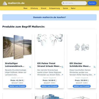 Screenshot mallorcin.de
