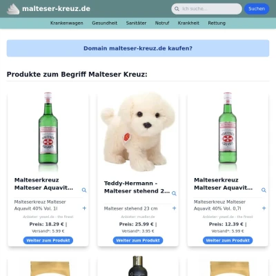 Screenshot malteser-kreuz.de