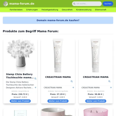 Screenshot mama-forum.de