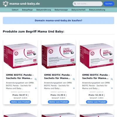 Screenshot mama-und-baby.de