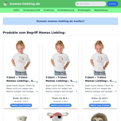 Screenshot mamas-liebling.de
