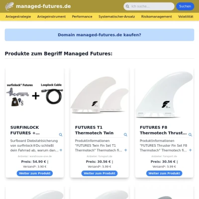 Screenshot managed-futures.de