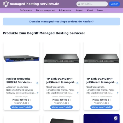 Screenshot managed-hosting-services.de