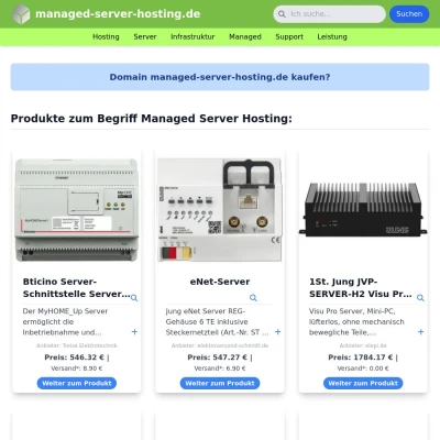 Screenshot managed-server-hosting.de