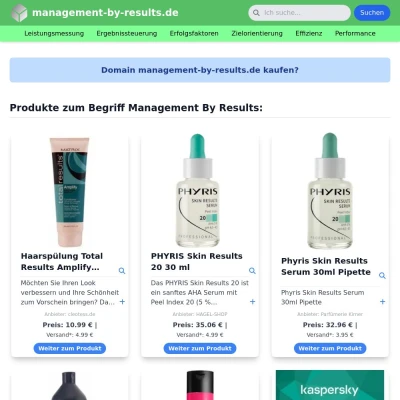 Screenshot management-by-results.de