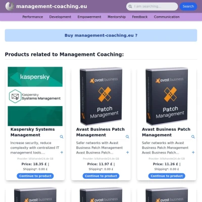 Screenshot management-coaching.eu