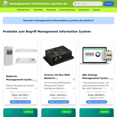 Screenshot management-information-system.de