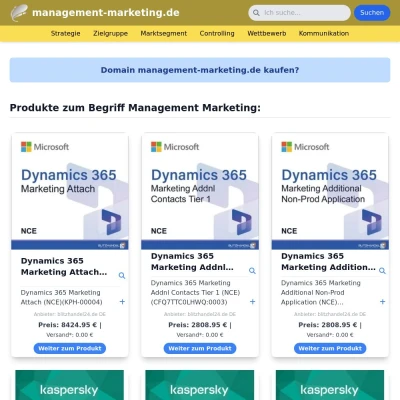 Screenshot management-marketing.de