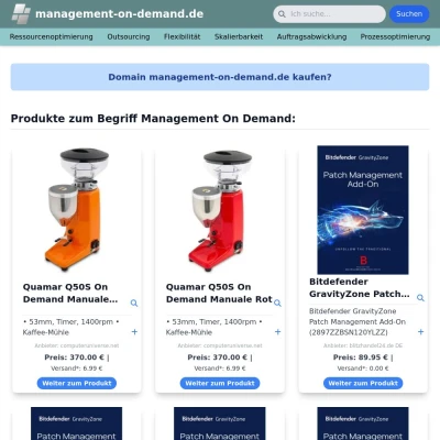 Screenshot management-on-demand.de