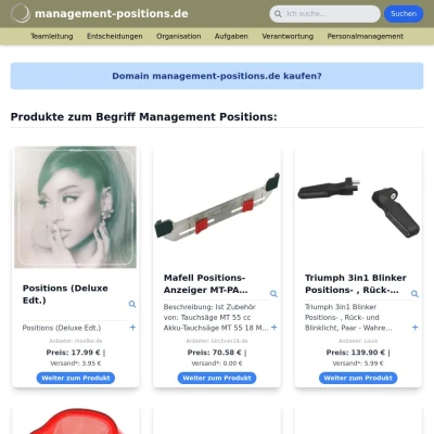 Screenshot management-positions.de