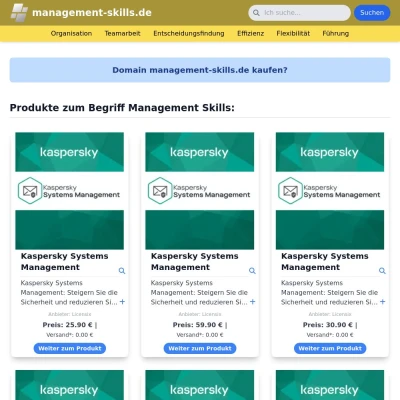 Screenshot management-skills.de