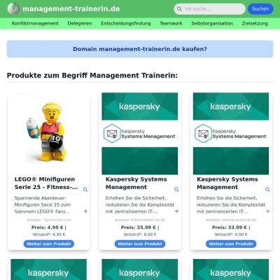 Screenshot management-trainerin.de