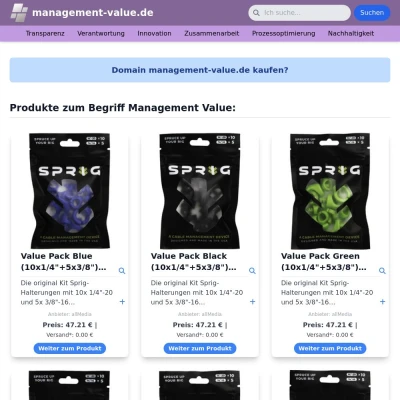 Screenshot management-value.de