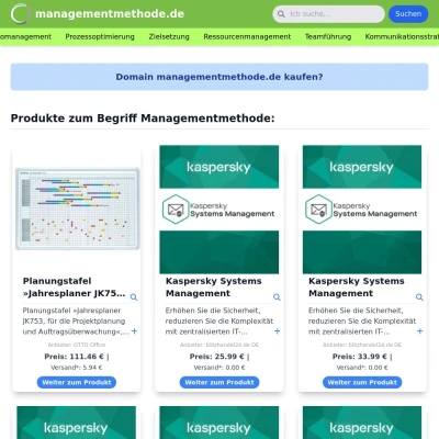 Screenshot managementmethode.de