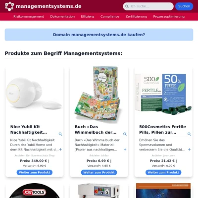 Screenshot managementsystems.de