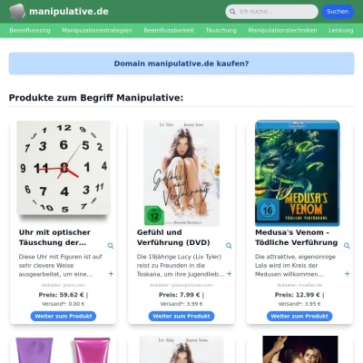 Screenshot manipulative.de