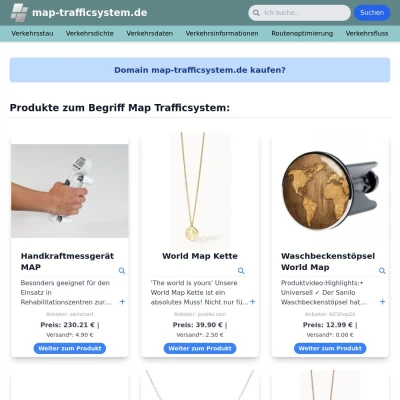 Screenshot map-trafficsystem.de