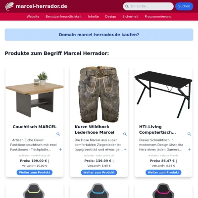 Screenshot marcel-herrador.de