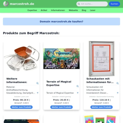 Screenshot marcostroh.de