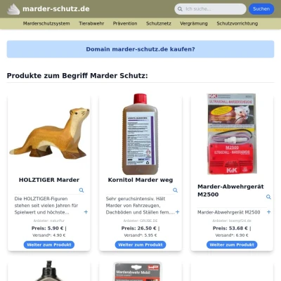 Screenshot marder-schutz.de