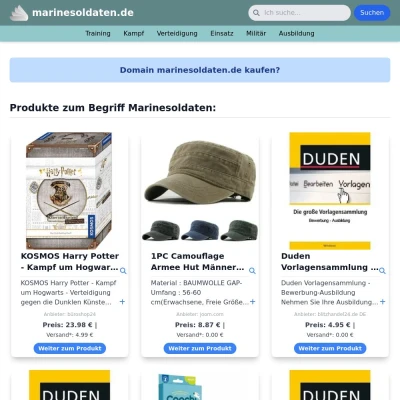 Screenshot marinesoldaten.de